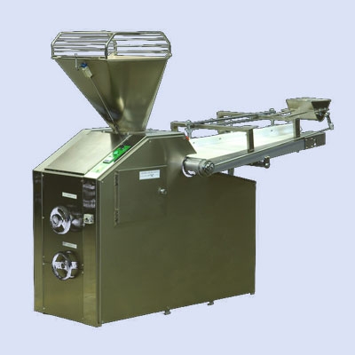 Волюметрический тестоделитель, модель «SPV» Тестоделительная машина предназначена для деления теста на заготовки заданной массы в условиях интенсивной эксплуатации при производстве хлеба, хлебобулочных, в том числе мелкоштучных изделий.